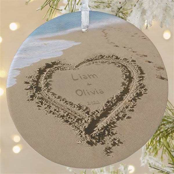 Our Paradise Island Personalized Ornament  - 39661