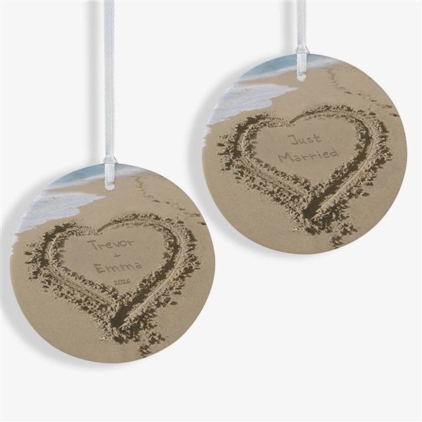 Our Paradise Island Personalized Ornament  - 39661