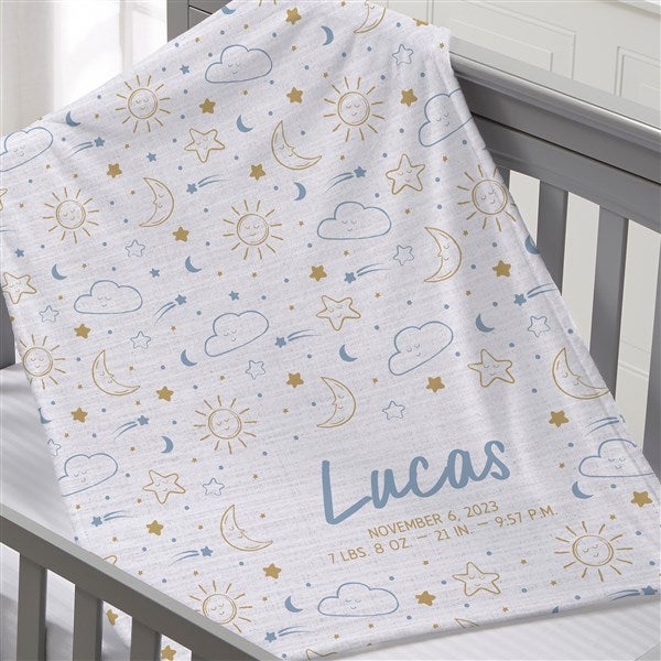 Baby Celestial Personalized Baby Blanket  - 39706