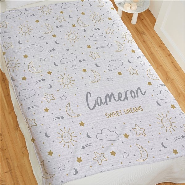 Baby Celestial Personalized Baby Blanket  - 39706