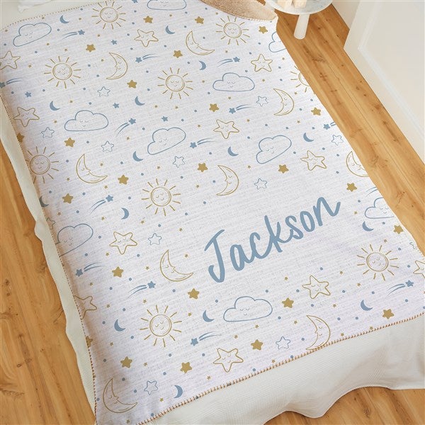 Baby Celestial Personalized Baby Blanket  - 39706