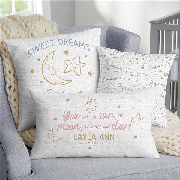 Baby Celestial Personalized Throw Pillows