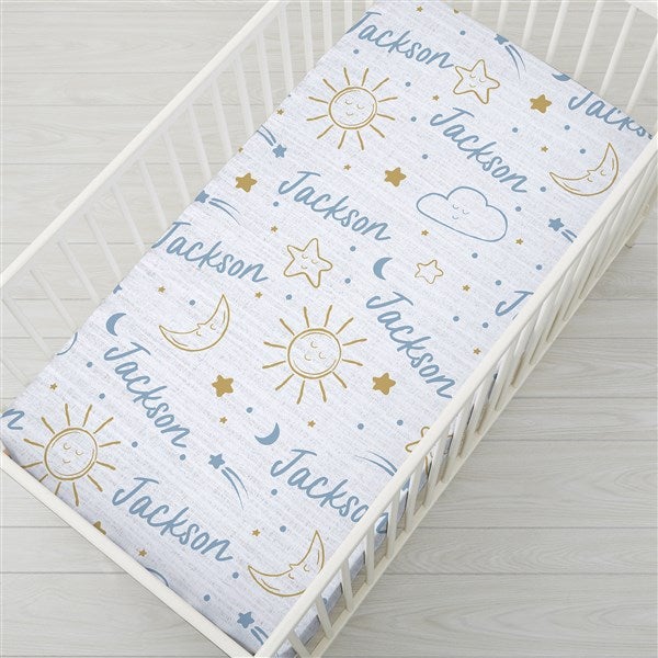 Baby Celestial Personalized Crib Sheet  - 39710