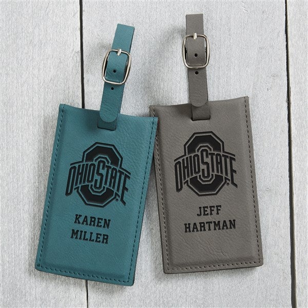 NCAA Ohio State Buckeyes Personalized Leatherette Luggage Tag - 39726