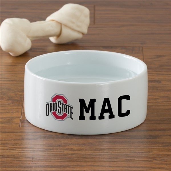 NCAA Ohio State Buckeyes Personalized Dog Bowls - 39742