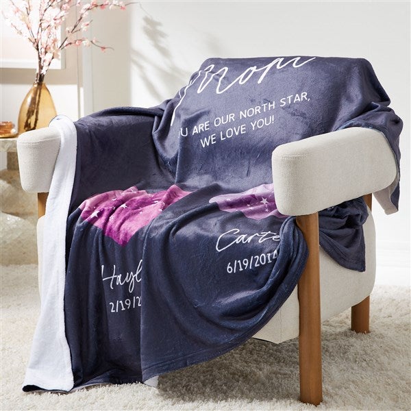 Birthstone Constellations Personalized Blanket  - 39759