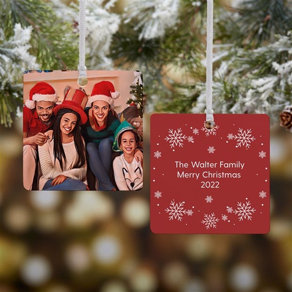 Cartoon Yourself Personalized Photo Ornament  - 39870