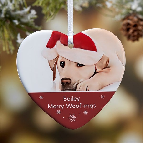 Cartoon Yourself Personalized Photo Heart Ornament  - 39872