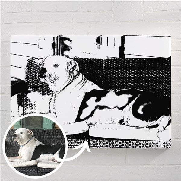 Cartoon Yourself Personalized Photo Canvas  - 39873
