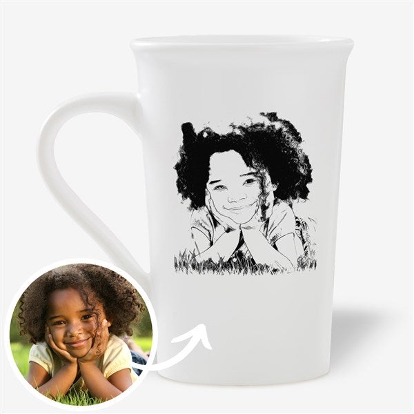 Cartoon Yourself Personalized Photo Coffee Mug  - 39877