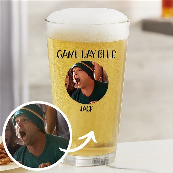 Cartoon Yourself Personalized Photo Beer Glass Collection  - 39886