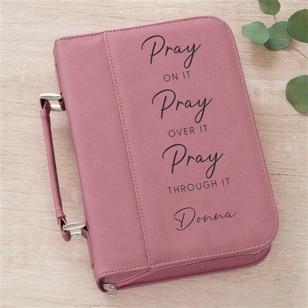Personalized Bible Cover - Pray On It - 39907