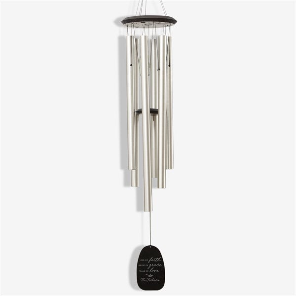 Live By Faith Personalized Premium Wind Chimes  - 39928