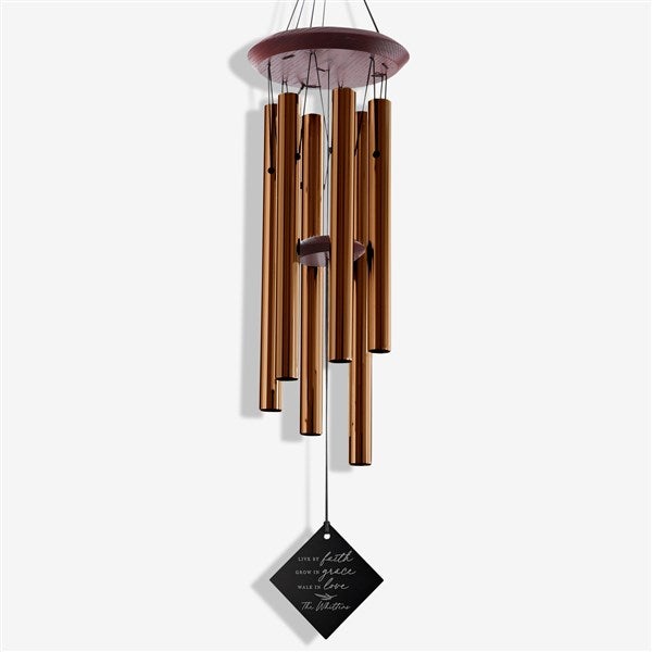 Live By Faith Personalized Wind Chimes  - 39929