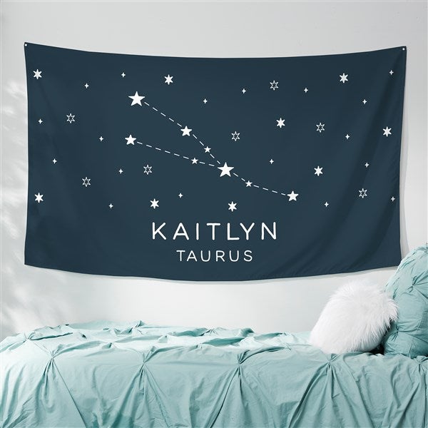 Personalized Wall Zodiac Tapestry - Constellations  - 39965