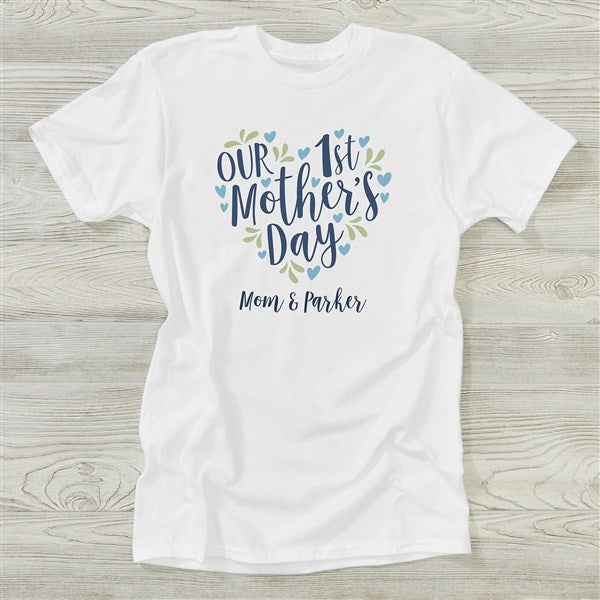 Our First Mother's Day Adult Personalized Shirts  - 40011