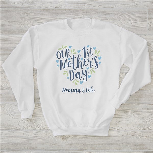Our First Mother's Day Personalized Adult Sweatshirt  - 40012