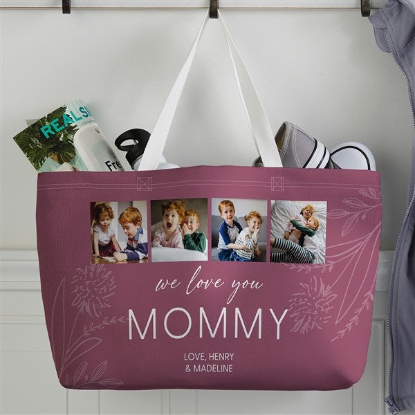Her Memories Photo Collage Personalized Tote Bag  - 40017