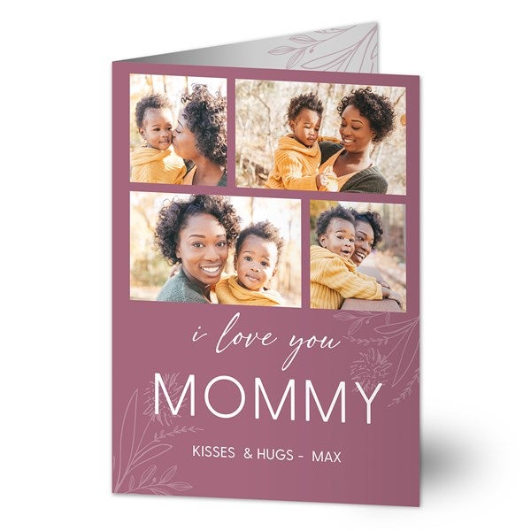 Her Memories Photo Collage Personalized Greeting Card  - 40021