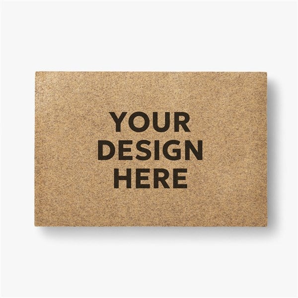 Personalized Logo Faux Coir Doormat - 40022