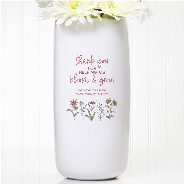 Love Blooms Here Personalized Ceramic Vase - 40023
