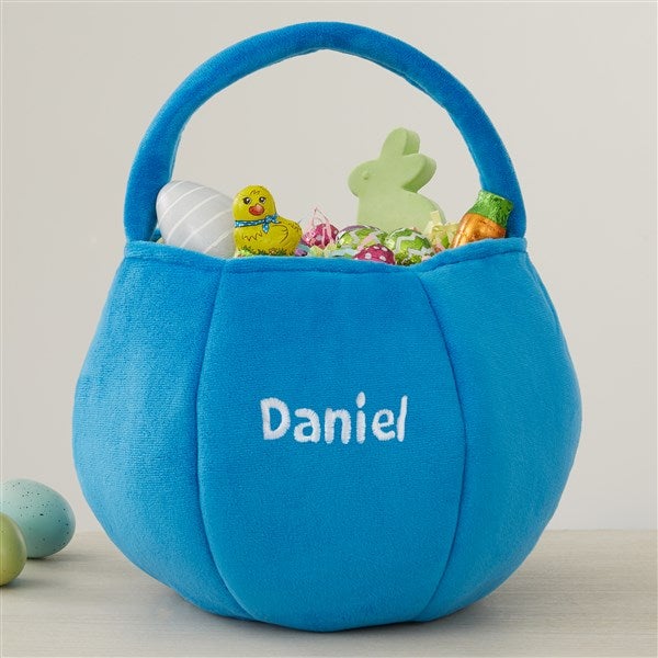 Embroidered Plush Easter Treat Bag  - 40033