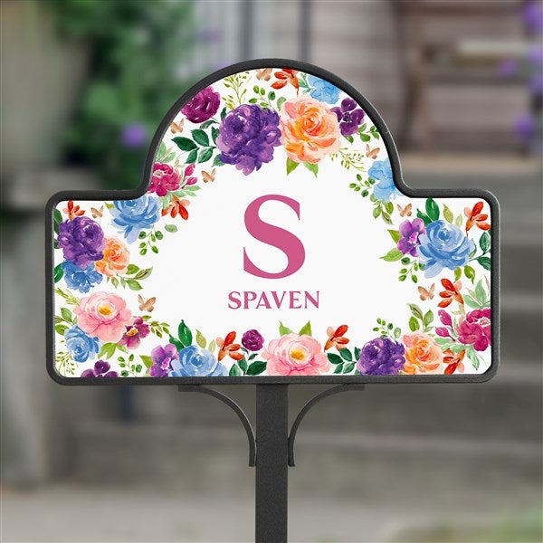 Blooming Blossoms Personalized Magnetic Garden Sign  - 40084