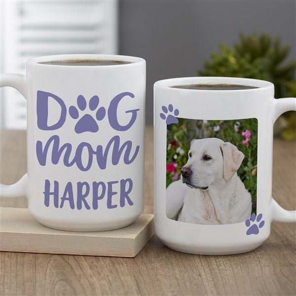 Dog Mom Personalized Coffee Mug  - 40166