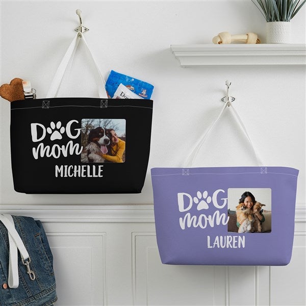 Dog Mom Personalized Photo Tote Bag  - 40172