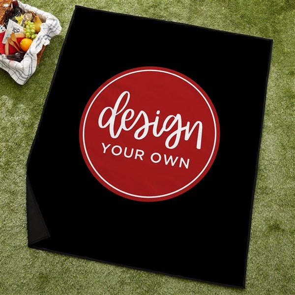 Design Your Own Personalized Picnic Blanket  - 40178