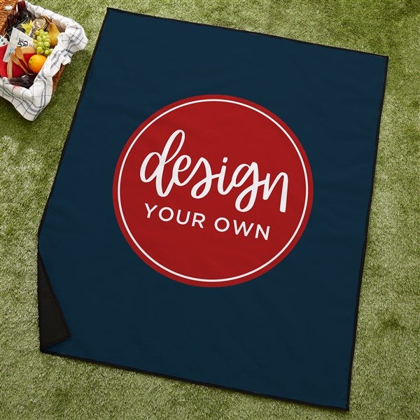 Design Your Own Personalized Picnic Blanket  - 40178