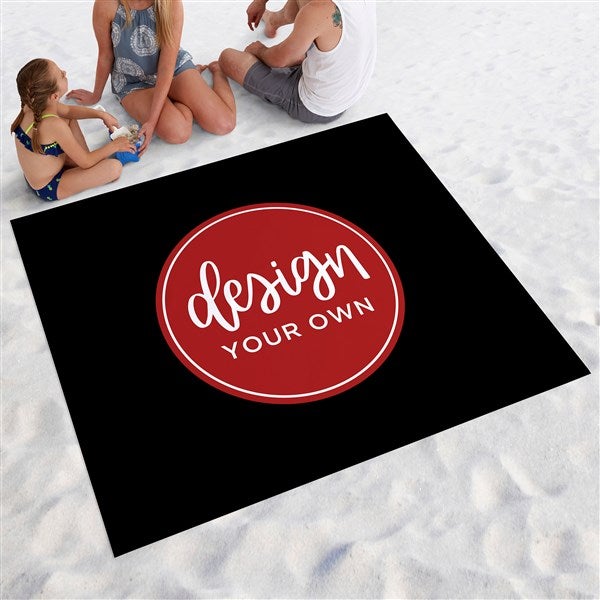 Design Your Own Personalized Beach Blanket - 40185