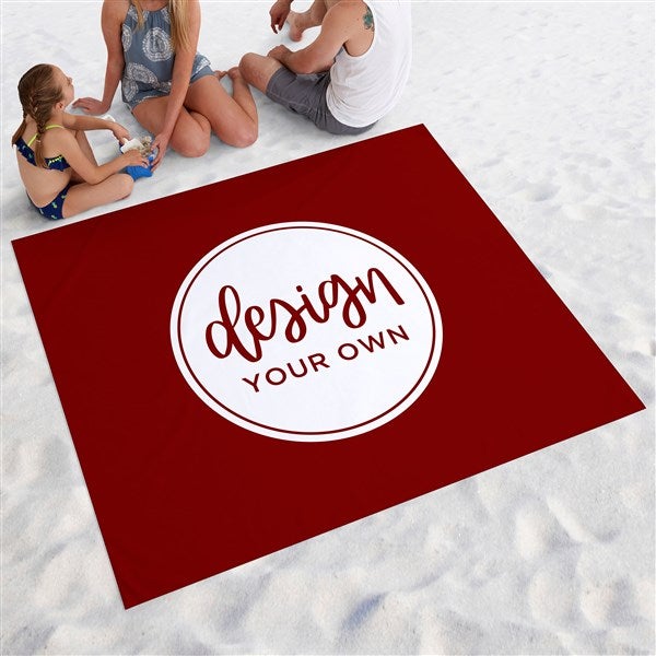 Design Your Own Personalized Beach Blanket - 40185