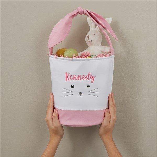 Pink Bunny Easter Basket
