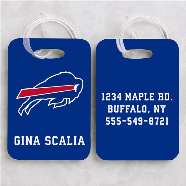 NFL Buffalo Bills Personalized Luggage Tag 2 Pc Set - 40233