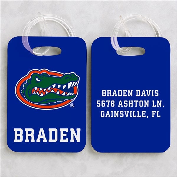 NCAA Florida Gators Personalized Luggage Tag 2 Pc Set - 40247