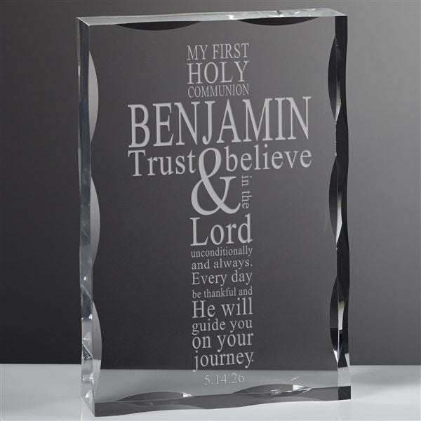 First Communion Engraved Keepsake  - 40265