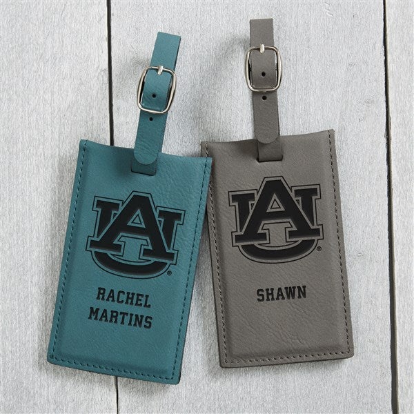 NCAA Auburn Tigers Personalized Leatherette Luggage Tag - 40317