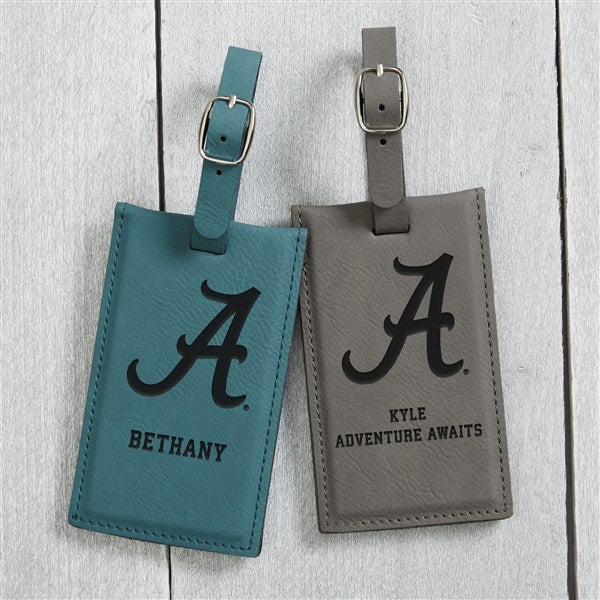 NCAA Alabama Crimson Tide Personalized Leatherette Luggage Tag - 40318