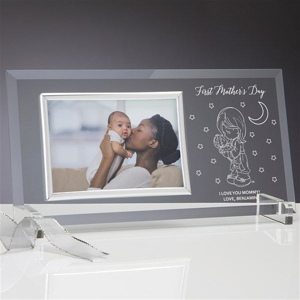 Precious Moments® First Mother's Day Personalized Glass Frame  - 40372