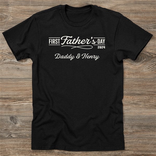 Personalized Men's Shirts - Daddy's First Father's Day - 40444