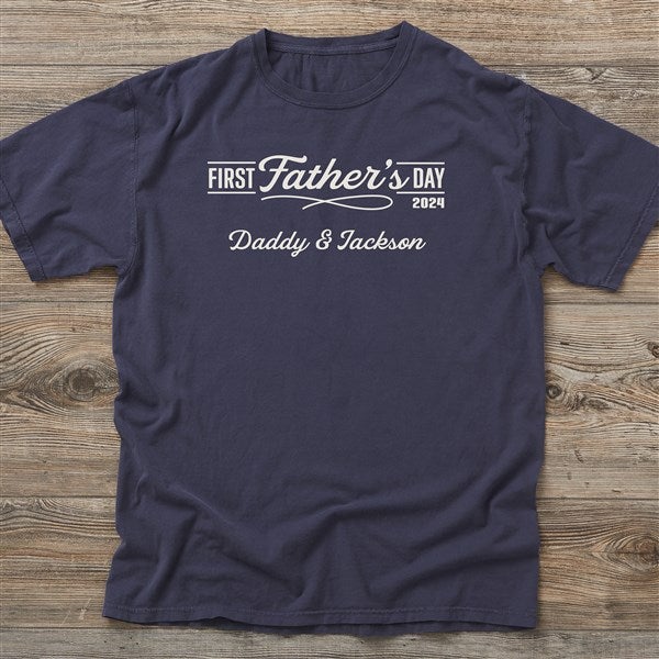 Personalized Men's Shirts - Daddy's First Father's Day - 40444