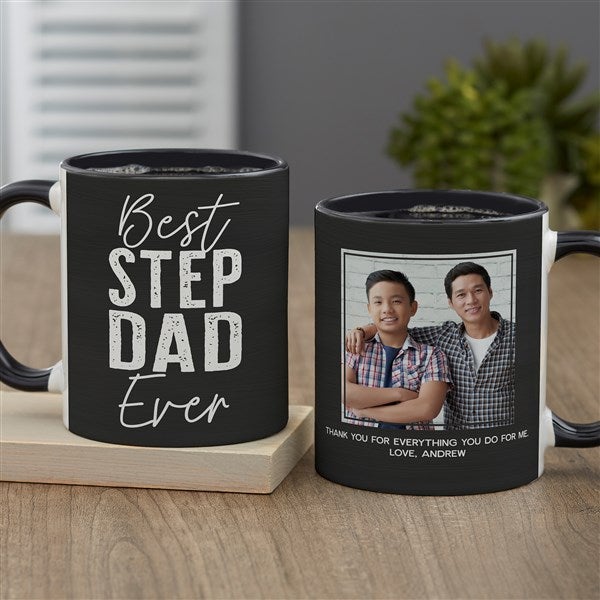 Personalized Photo Coffee Mugs - Best Step Dad - 40462