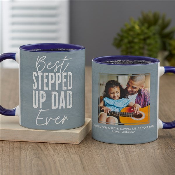 Personalized Photo Coffee Mugs - Best Step Dad - 40462