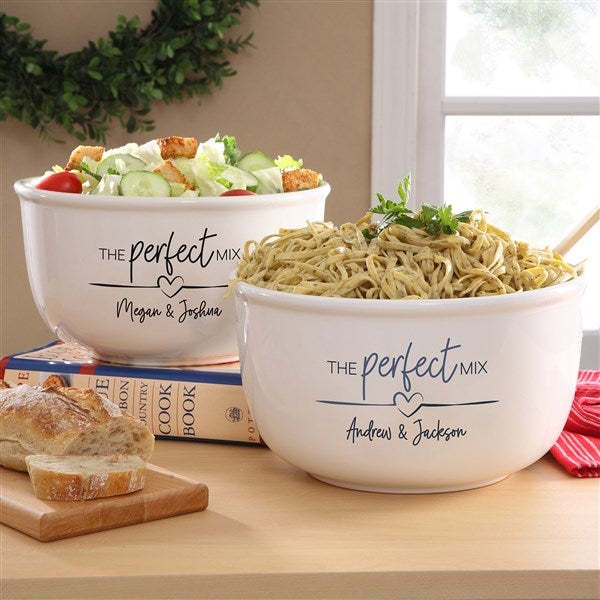 The Perfect Mix Personalized Serving Bowl  - 40469