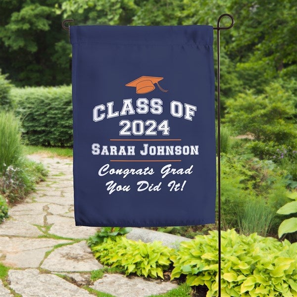 The Graduate Personalized Garden Flag  - 40477