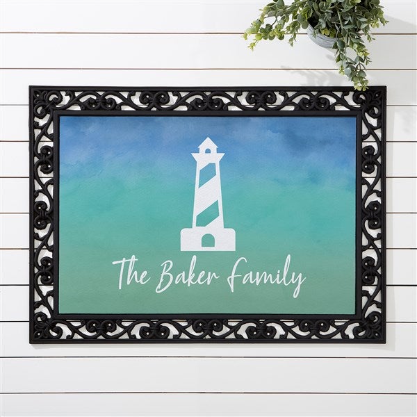 Seaside Watch Personalized Doormat  - 40493