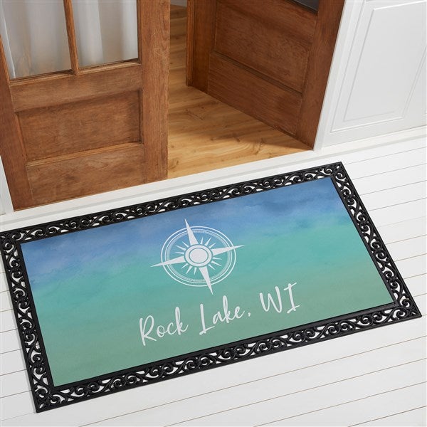 Seaside Watch Personalized Doormat  - 40493