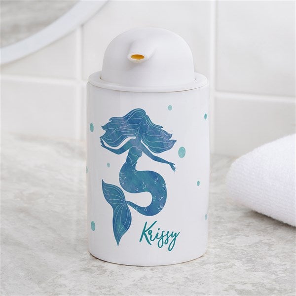 Personalized Ceramic Soap Dispenser - Mermaid Kisses - 40514