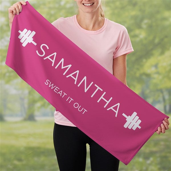 Fitness Fan Personalized Cooling Towel  - 40537